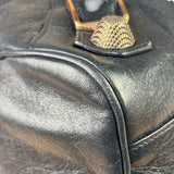 Balenciaga Vintage Navy Leather City Two-Way Bag