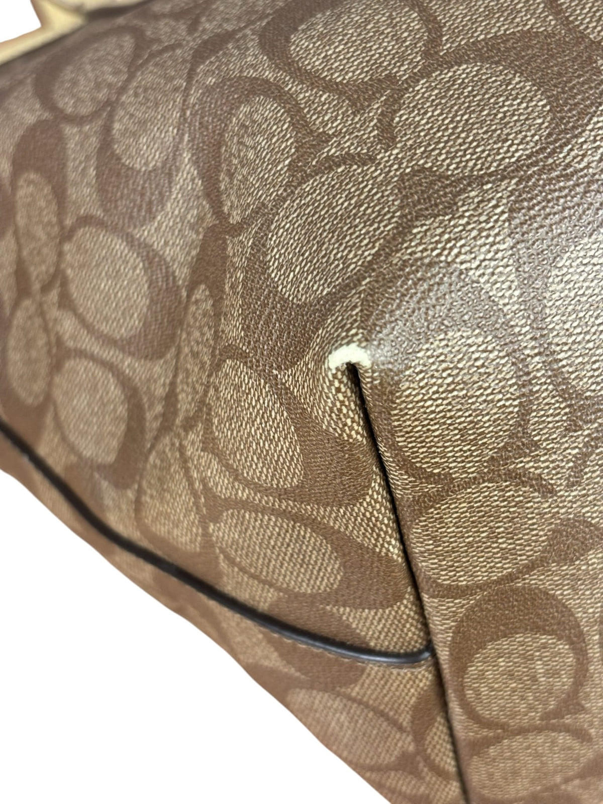 Coach Beige/Brown CC City Tote