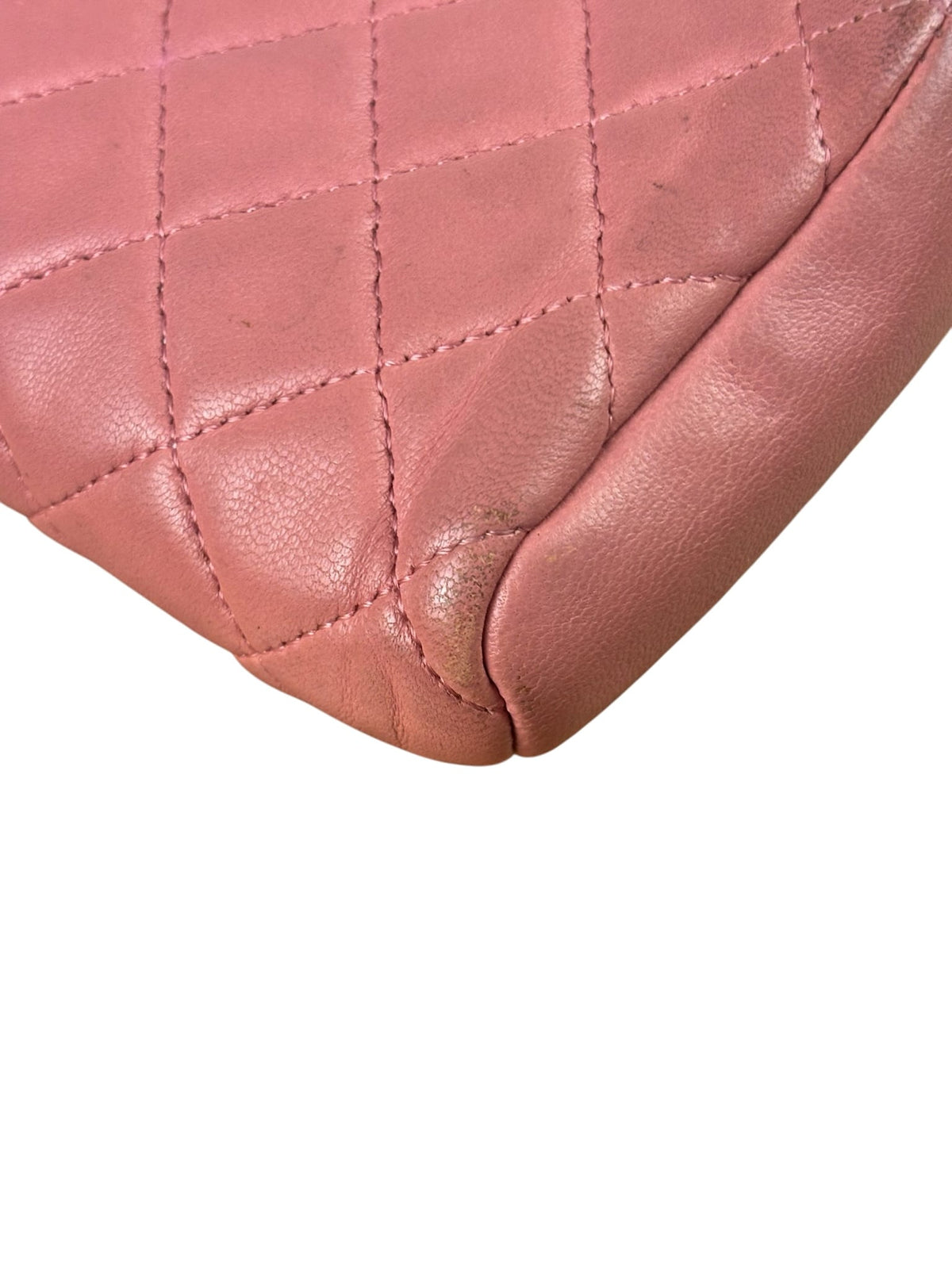 Chanel Pink Quilted Lambskin Crossbody Bag 2014