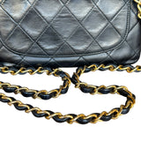 Chanel Black Leather Classic Mini Flap Bag ‘94-‘96