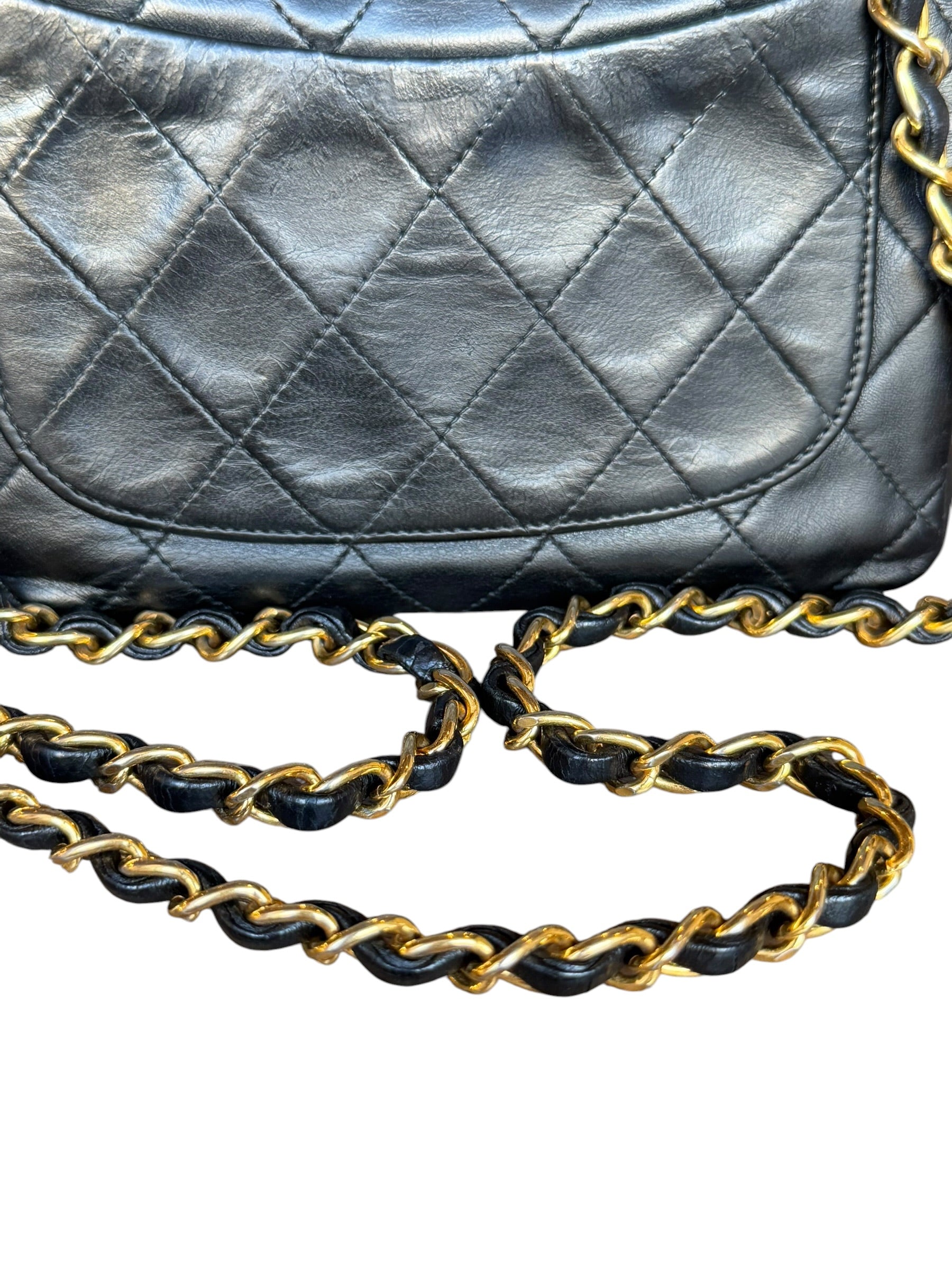 Chanel Black Leather Classic Mini Flap Bag ‘94-‘96