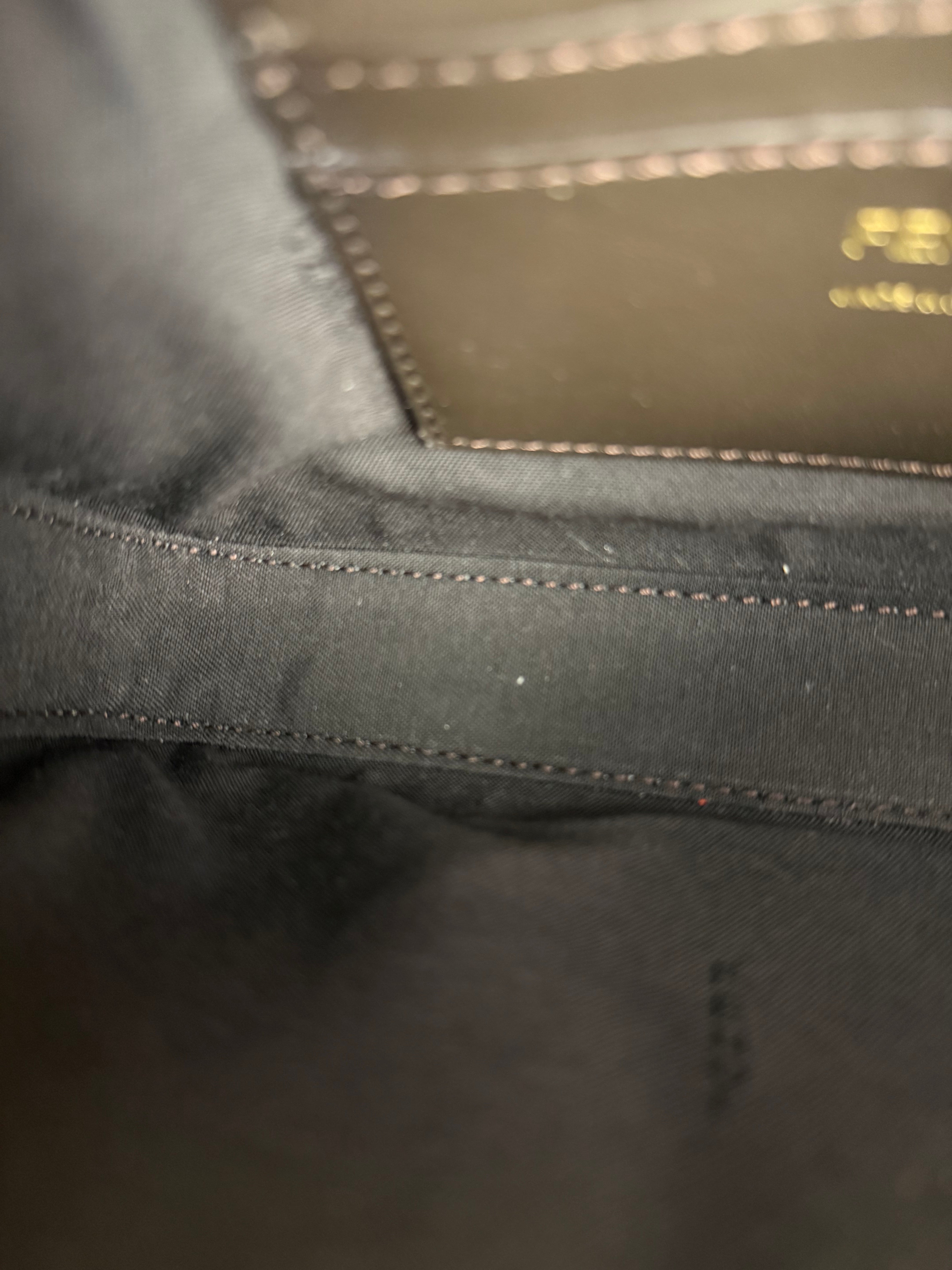 Fendi FF Floral Coated Canvas Chain Pochette