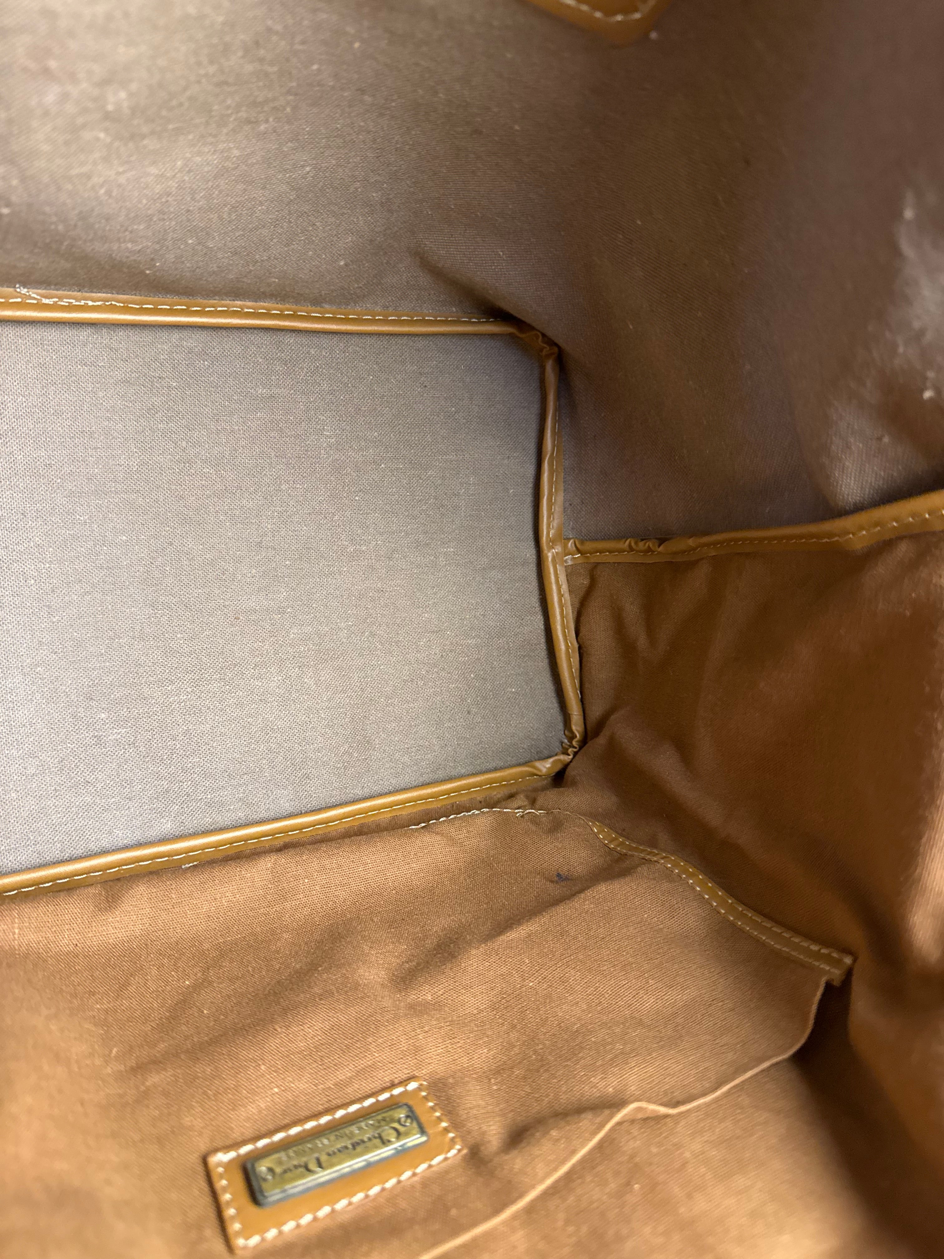 Christian Dior Vintage Honeycomb Zip Tote