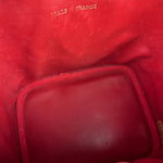 Chanel Red Caviar Vanity Cosmetic Case