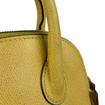 Celine Yellow Leather Dome 2Way Handbag