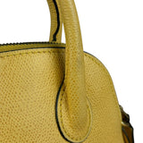 Celine Yellow Leather Dome 2Way Handbag