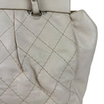Chanel Beige Quilted Leather Tote 2009