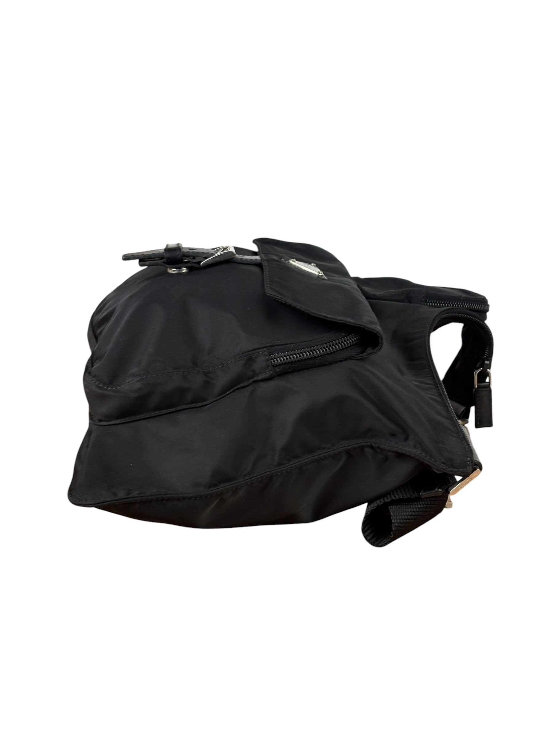Prada Vintage Tessuto Nylon Asymmetrical Crossbody