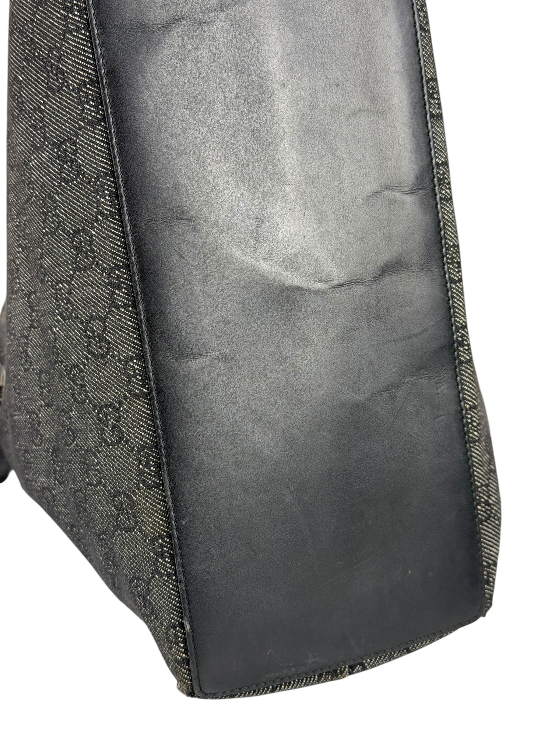 Gucci GG Denim Eclipse Tote