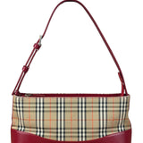 Burberry Brown/Beige House Haymarked Shoulder Bag