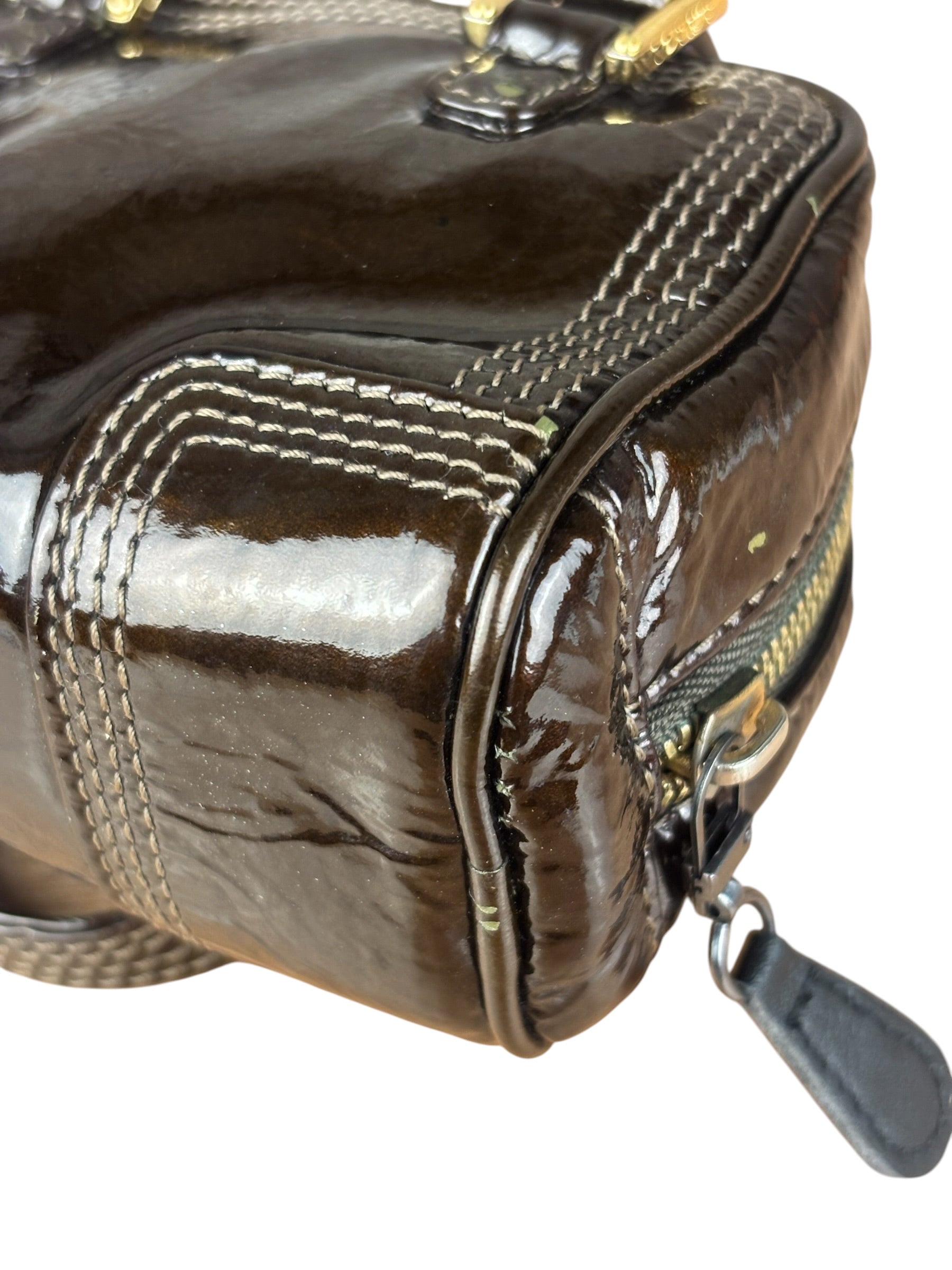 Loewe Patent Leather Micro Amazona Mini Bag