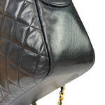 Chanel Black Quilted Lambskin Camera Bag 1989