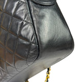 Chanel Black Quilted Lambskin Camera Bag 1989