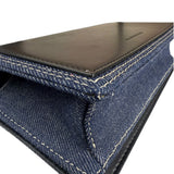Alexander McQueen Denim Jeweled Knuckle Shoulder Bag