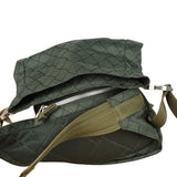 Bottega Veneta Green Nylon/Mesh Intrecciato Belt Bag