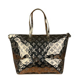Louis Vuitton Gold Monogram Vernis Miroir Bellevue GM Tote