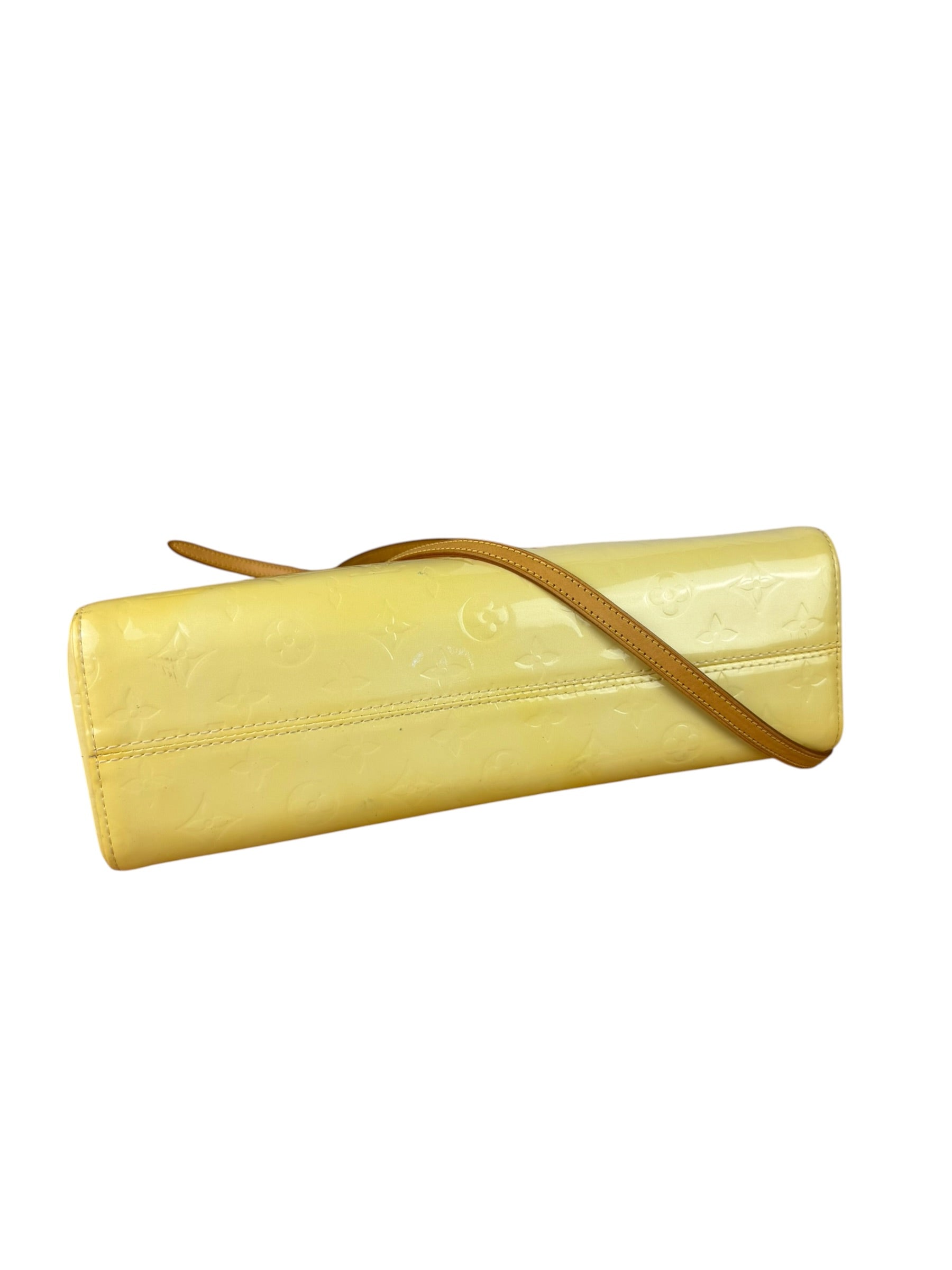 Louis Vuitton Yellow Vernis Roxbury Dive Two-Way Bag