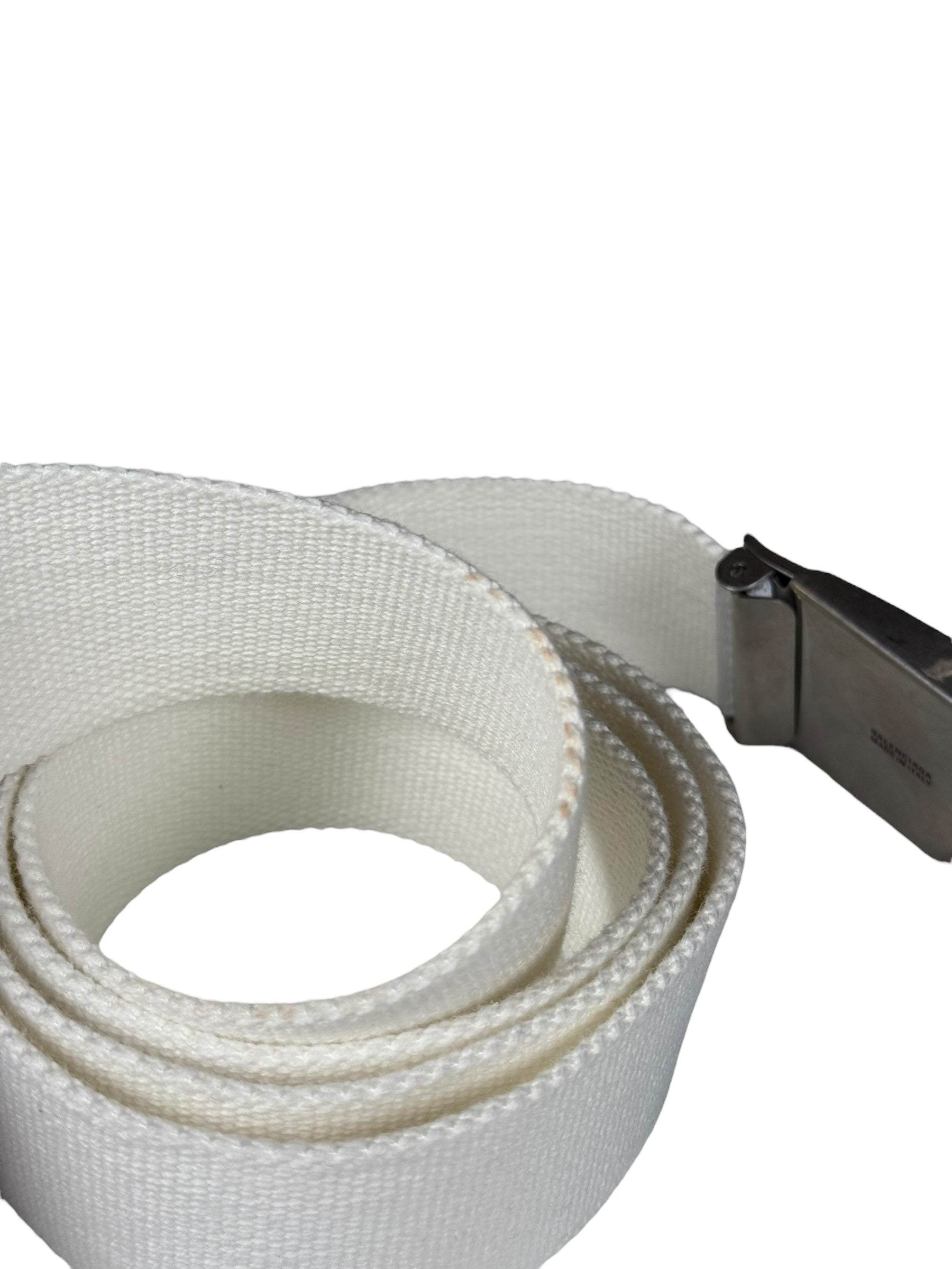 Balenciaga X Adidas Canvas White Belt