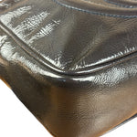 Gucci Glossy Grey Patent Leather Soho Disco Crossbody Bag
