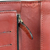 Cartier Black Leather Louis Multipurpose Continental Long Wallet