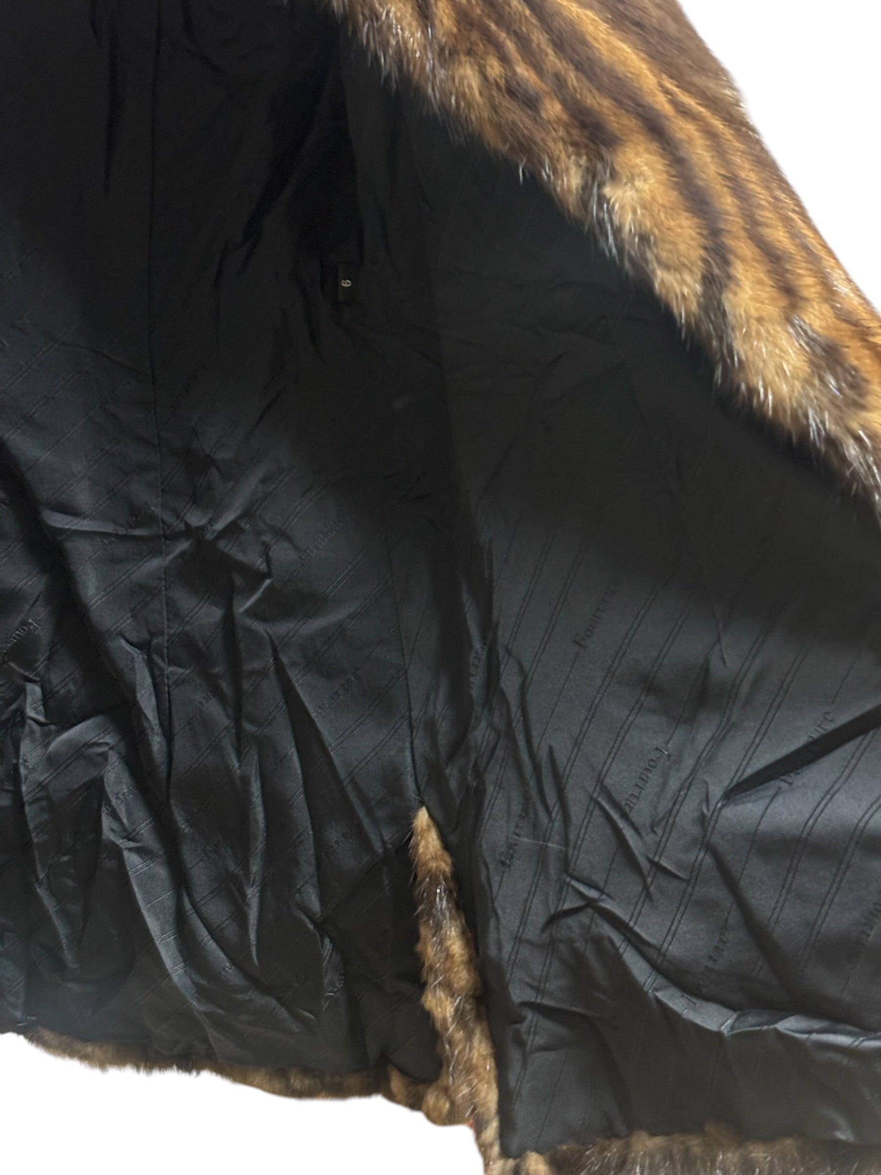Fourrure Brown Mink Fur Coat