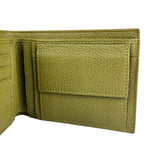 Bottega Veneta Intercciato Green Wallet