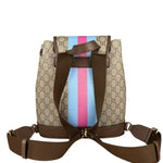 Gucci GG Equestrian Coated Canvas Backpack