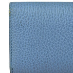 Gucci Blue Leather Marmont Card Case Wallet