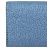 Gucci Blue Leather Marmont Card Case Wallet