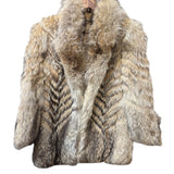 Vintage Brown Fox Fux Coat