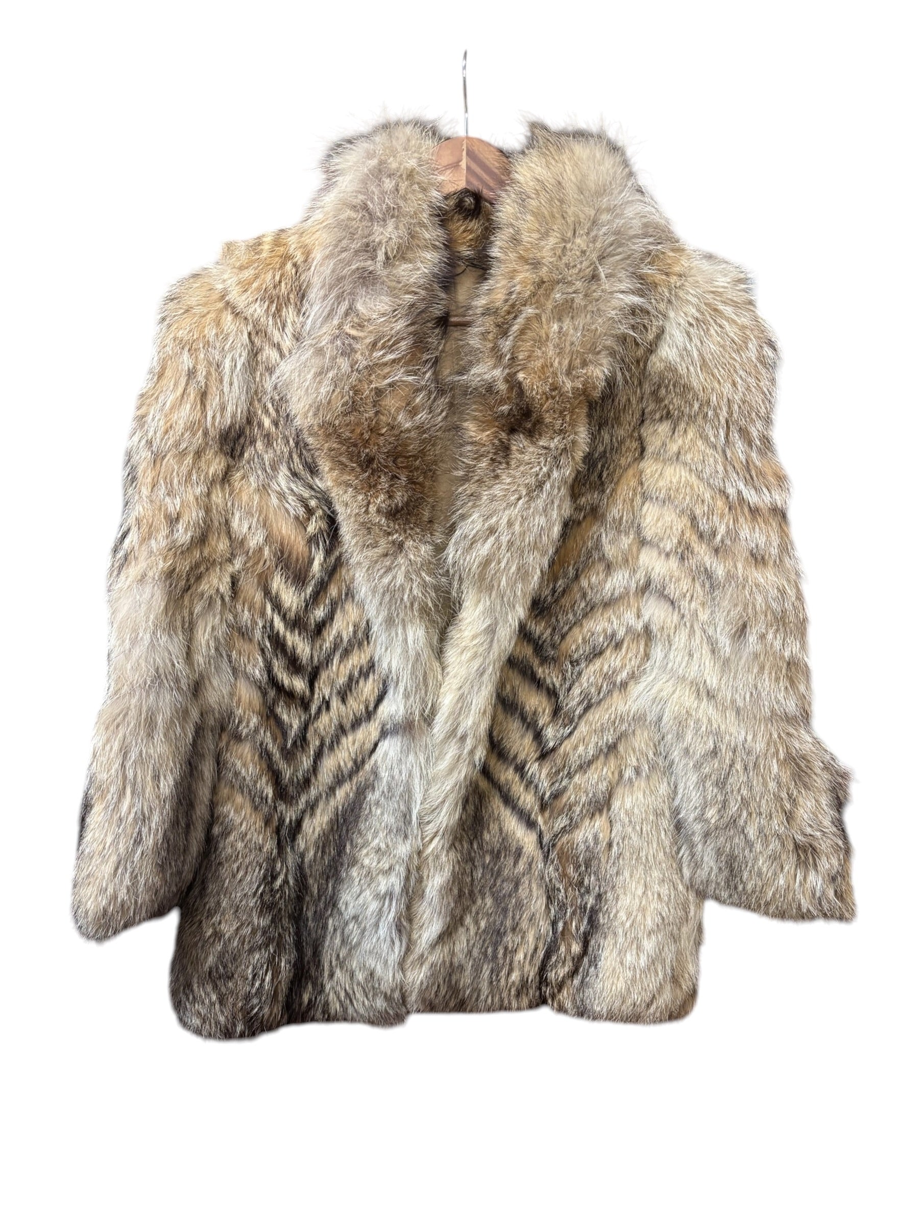 Vintage Brown Fox Fux Coat
