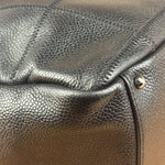 Chanel Black Leather Chocolate Bar Shoulder Bag 2004