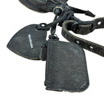 Balenciaga Black Denim Le Cagole XS Shoulder Bag