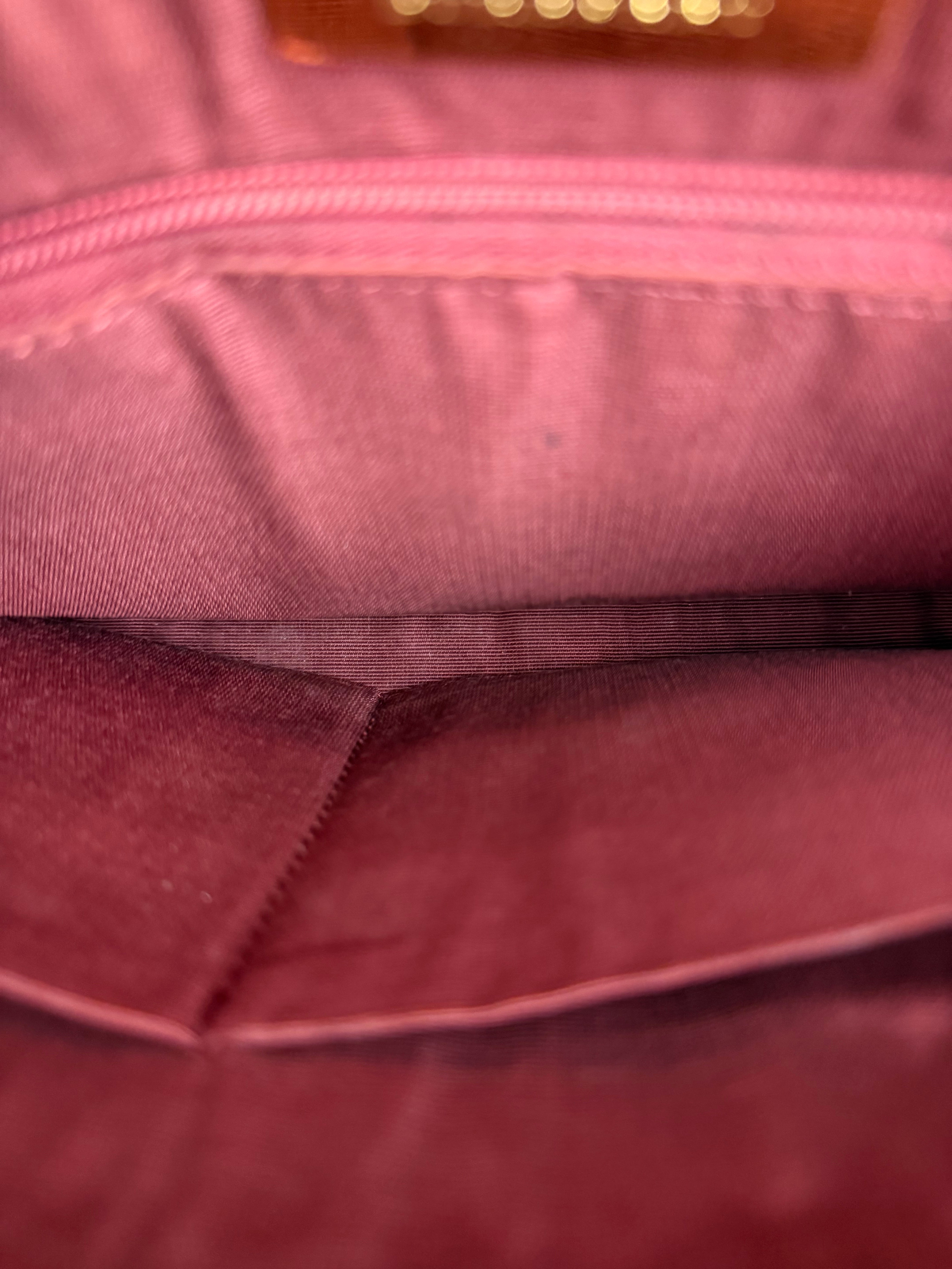 Burberry Vintage House Check Canvas/Leather Shoulder Bag