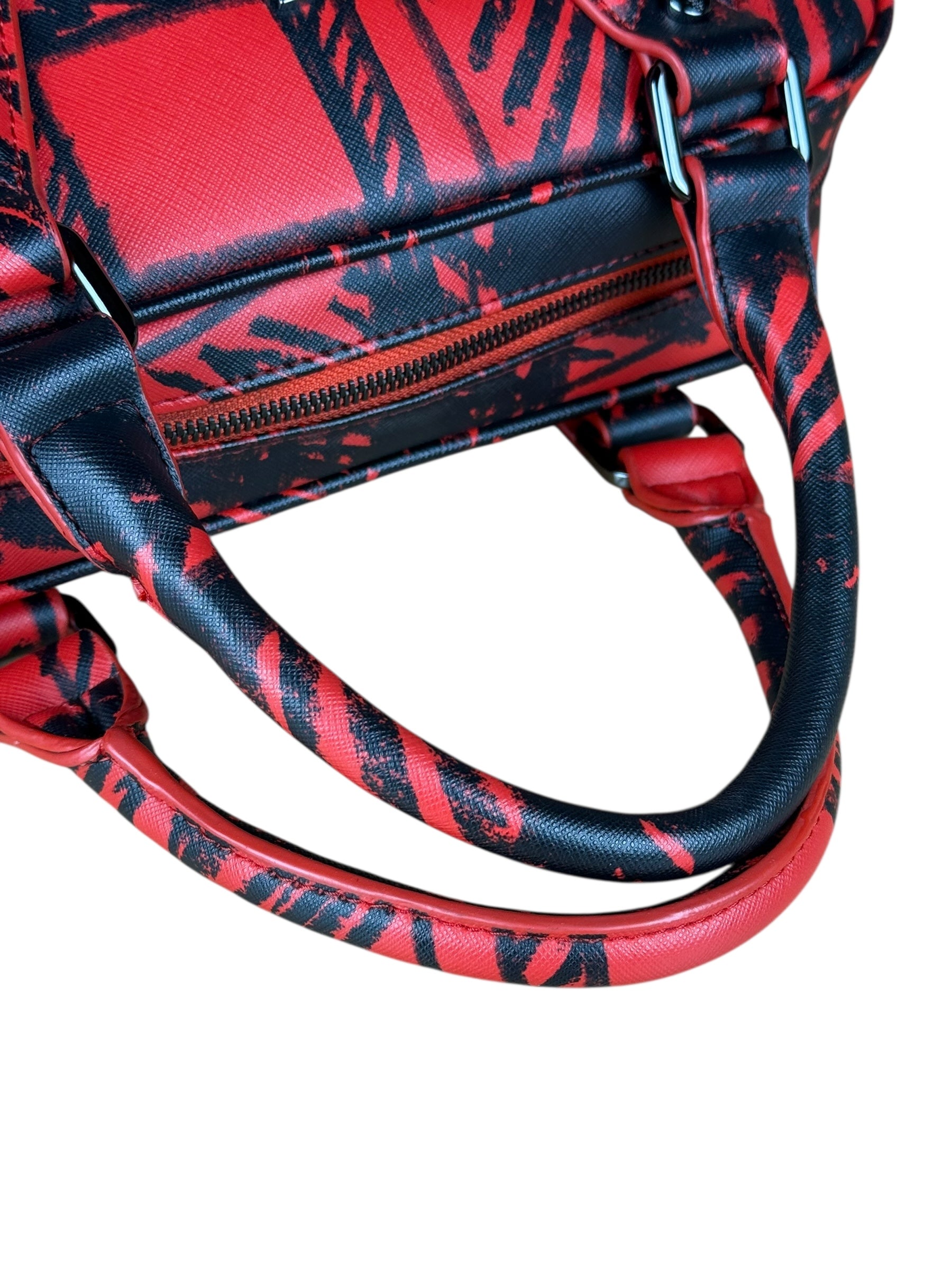 Vivienne Westwood Grafiti Plaid Boston Bag