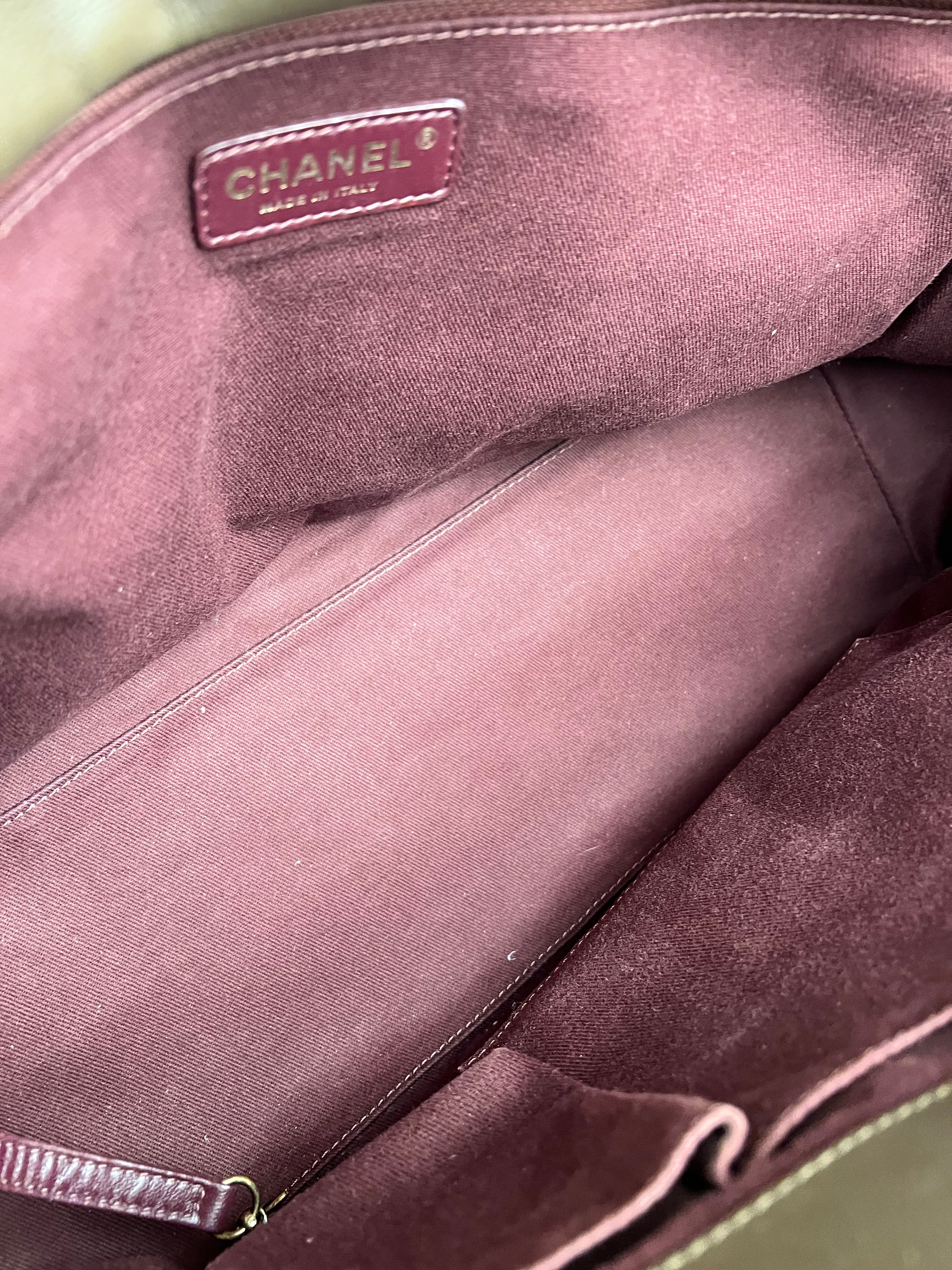 Chanel CC Brown Quilted Leather Perfect Edge Tote 2012