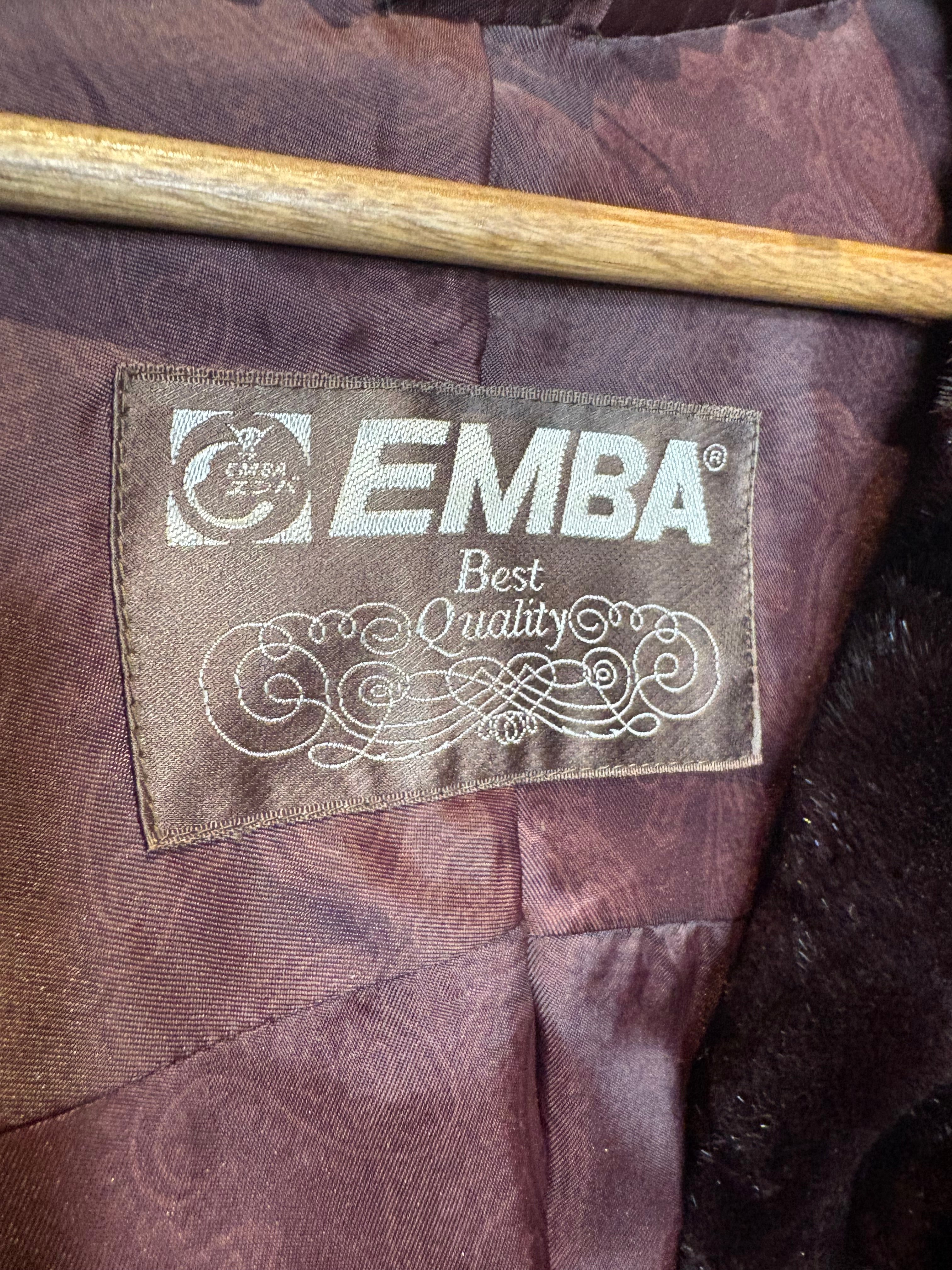 Emba Auburn Mink Fur Coat