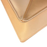 Maison Margiela MM6 Peach Satin Accordion Shoulder Bag