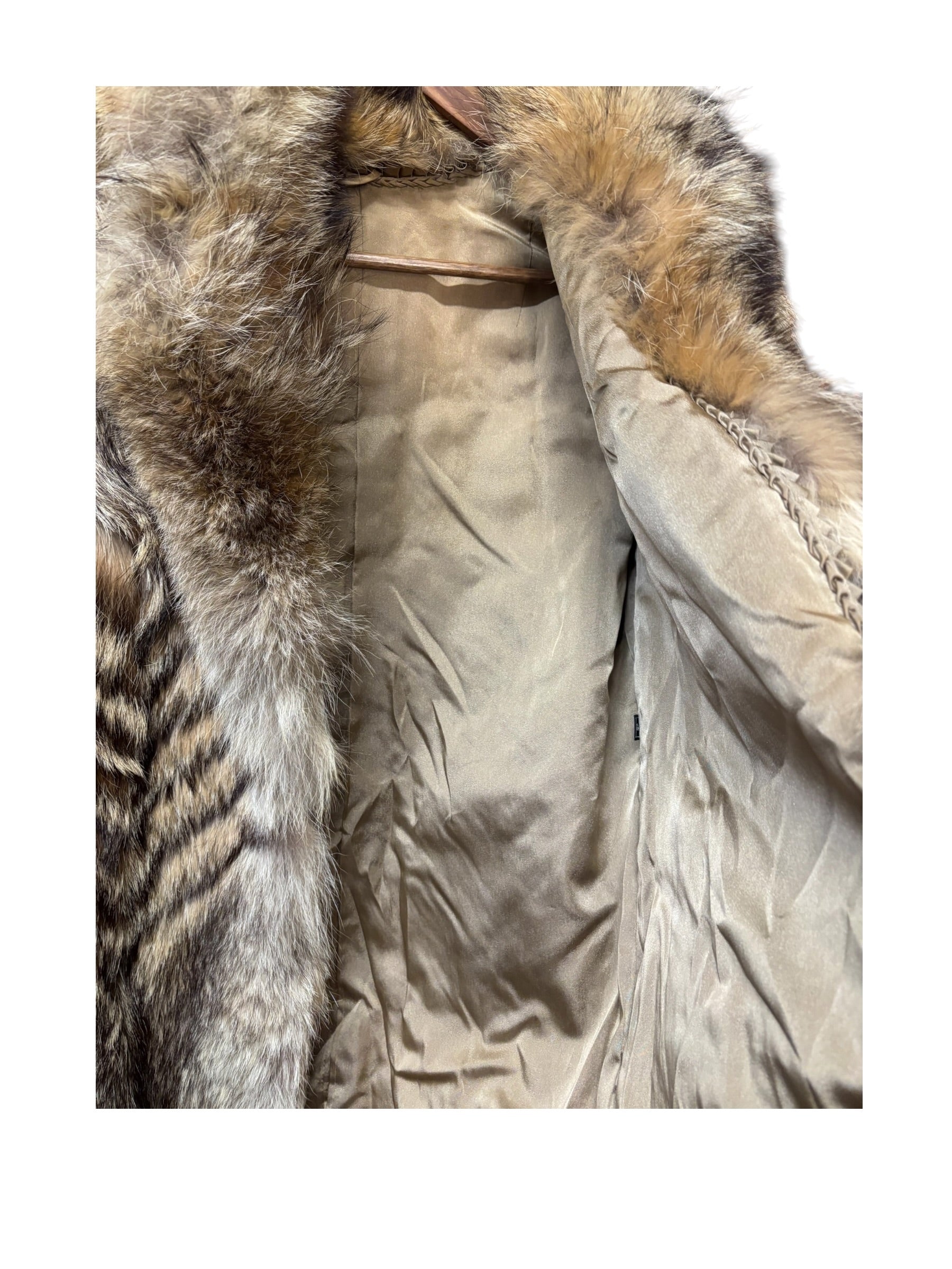 Vintage Brown Fox Fux Coat