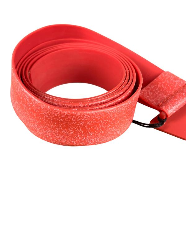 Bottega Veneta Pink/Red Triangle Rubber Belt