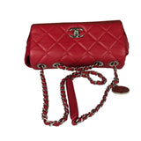 Chanel Red Quilted Leather Boy Flap Bag 2014