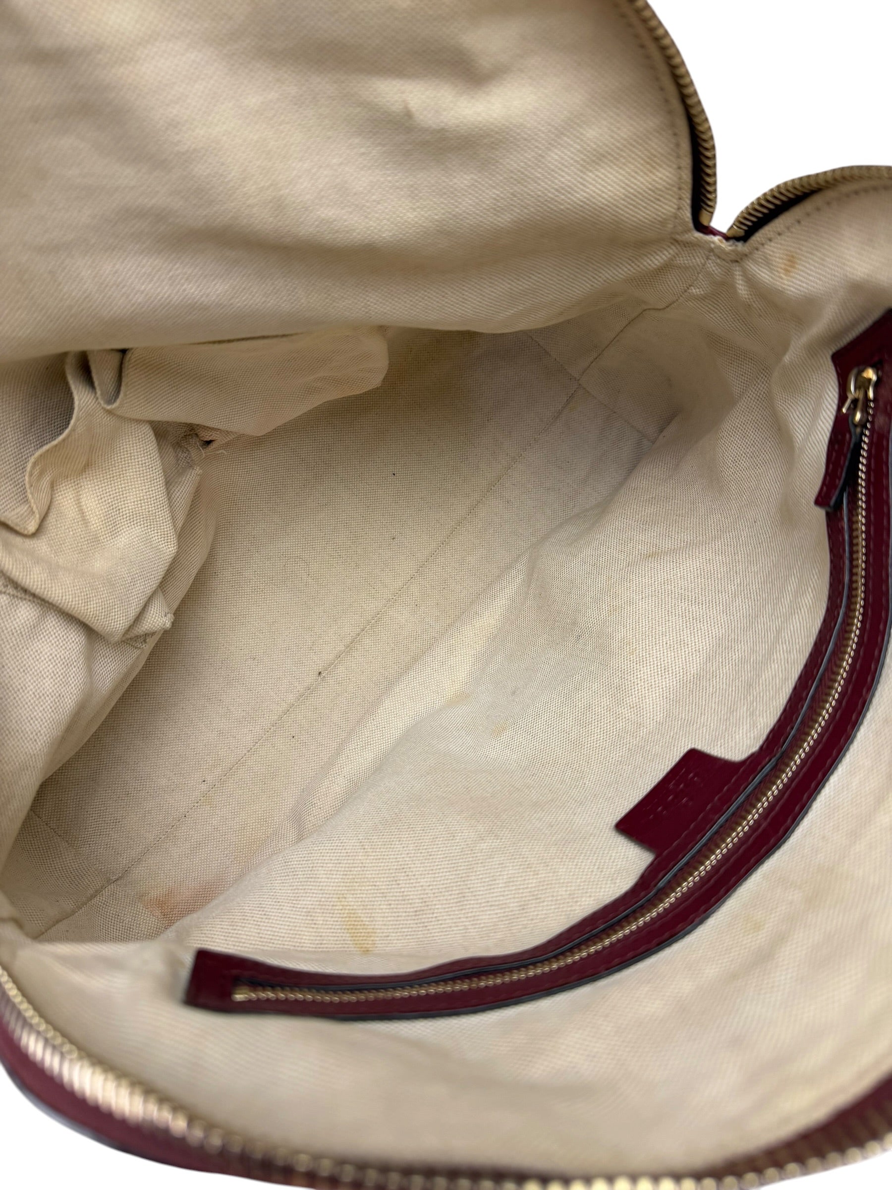 Gucci Ruby Red Bree Dome Tote
