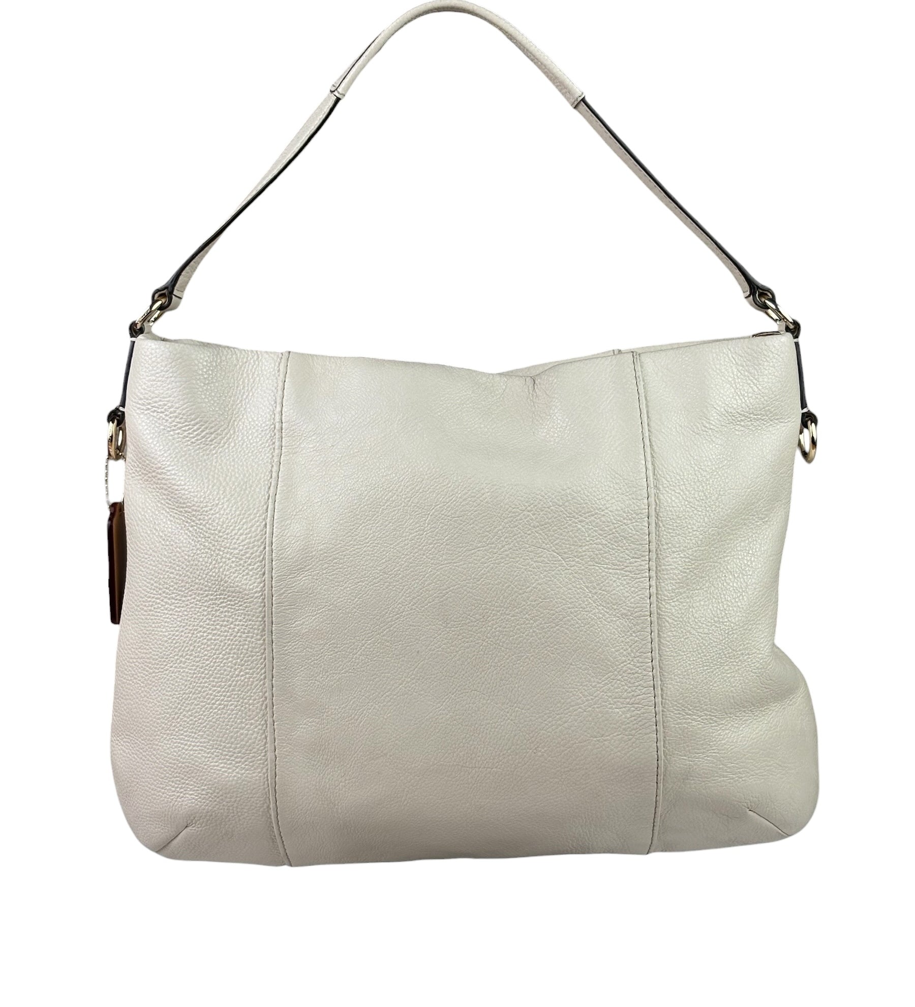 Coach Cream Leather Scout Hobo Bag