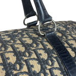 Christian Dior Vintage Navy Blue Trotter Boston Bag