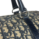 Christian Dior Vintage Navy Blue Trotter Boston Bag
