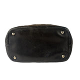 Chanel Black Quilted Leather CC Cambon Ligne Tote 2000s