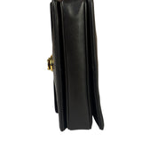 Gucci Black Leather Flap Bag