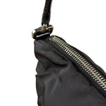Prada Patent-Trimmed Nylon Crossbody Bag