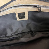 Fendi Vintage Beaded Baguette White