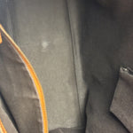 Gucci GG Brown Leather Trim Canvas Monogram Tote Bag